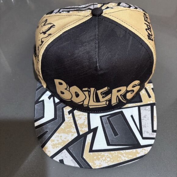 Purdue Boilermakers Patterned Team Merch Unisex Hat Cap Boiler UP EUC - Picture 1 of 11